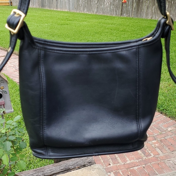 Leather Coach Purse Black - Picture 2 of 8